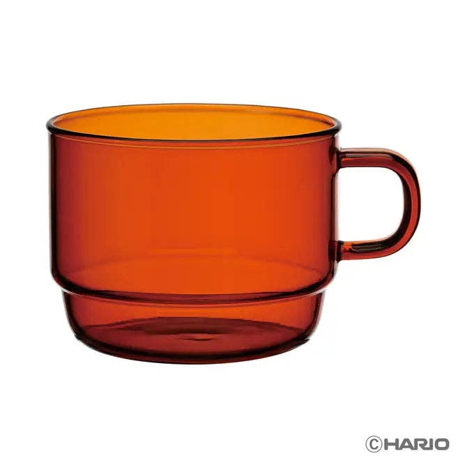 Hario - Colors Glass Series - Stackable Mug 300mL: Grey