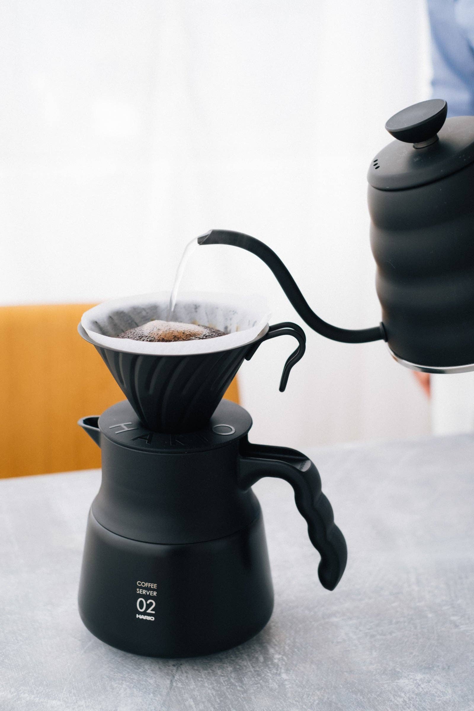 HARIO USA - V60 Metal Coffee Dripper 02: Matte Black