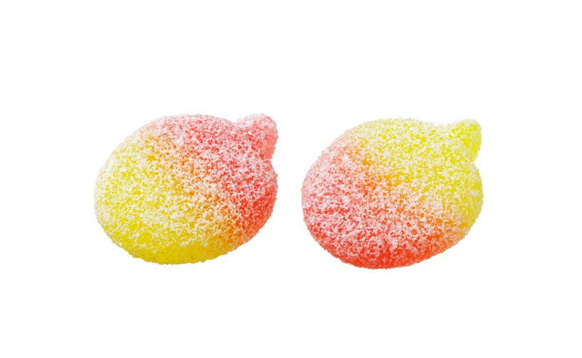 Sockerbit - FIZZY SOUR PEACHES Bulk Swedish Candy 6.6 lbs (3 Kg)