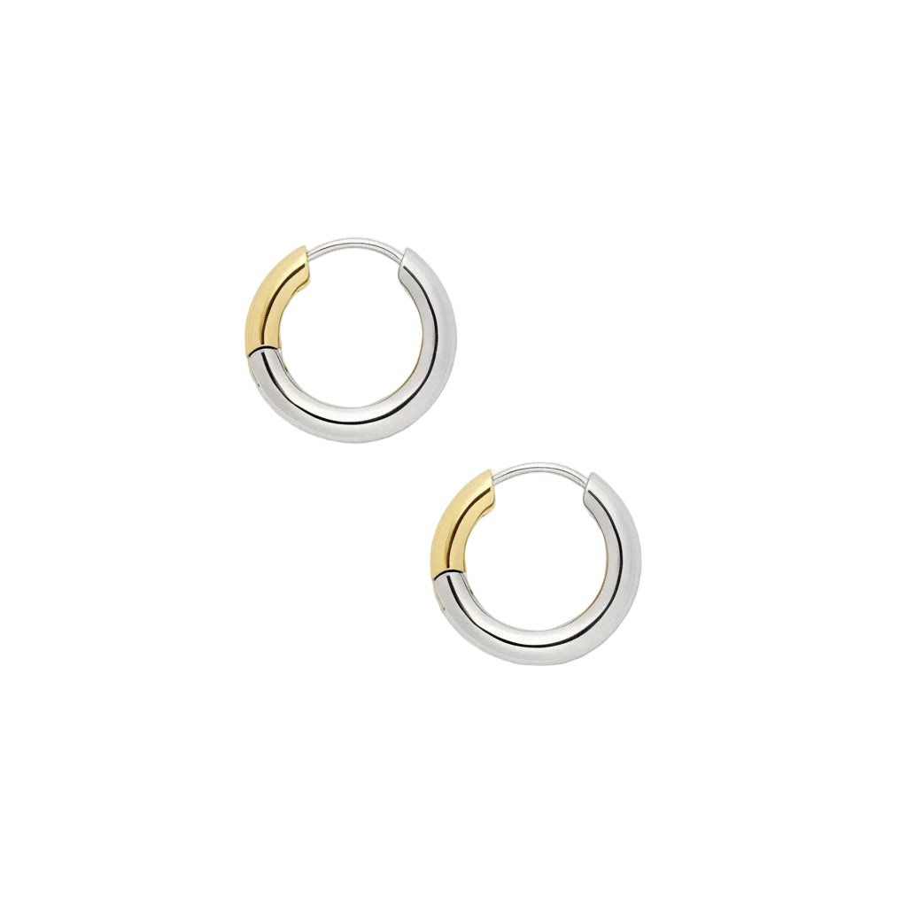 MACHETE - 3/4" Petite Hoops - Silver