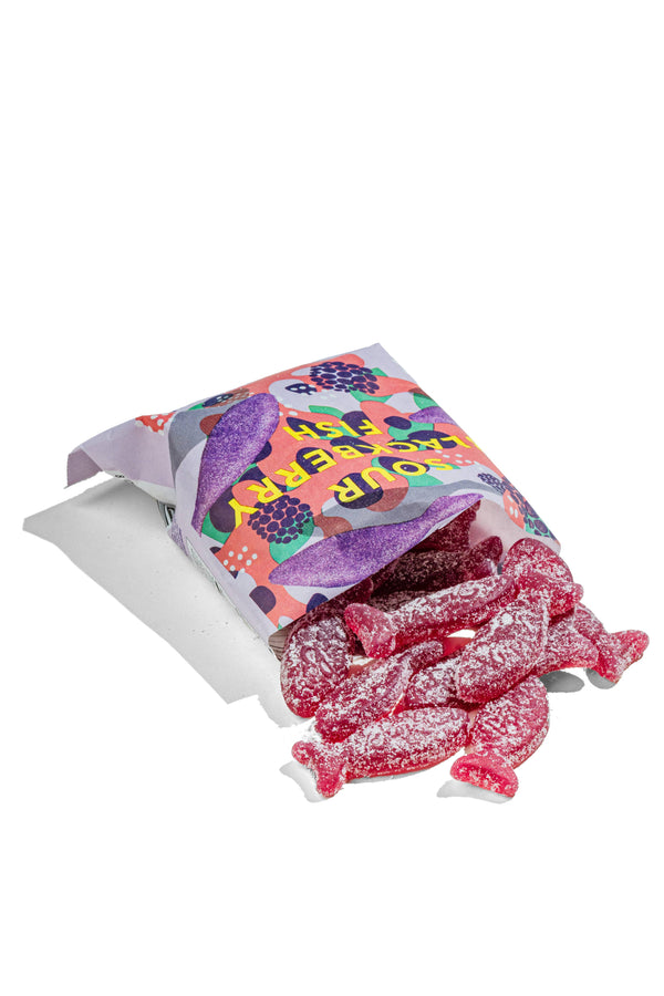 BonBon - Swedish Candy - Sour Blackberry Fish