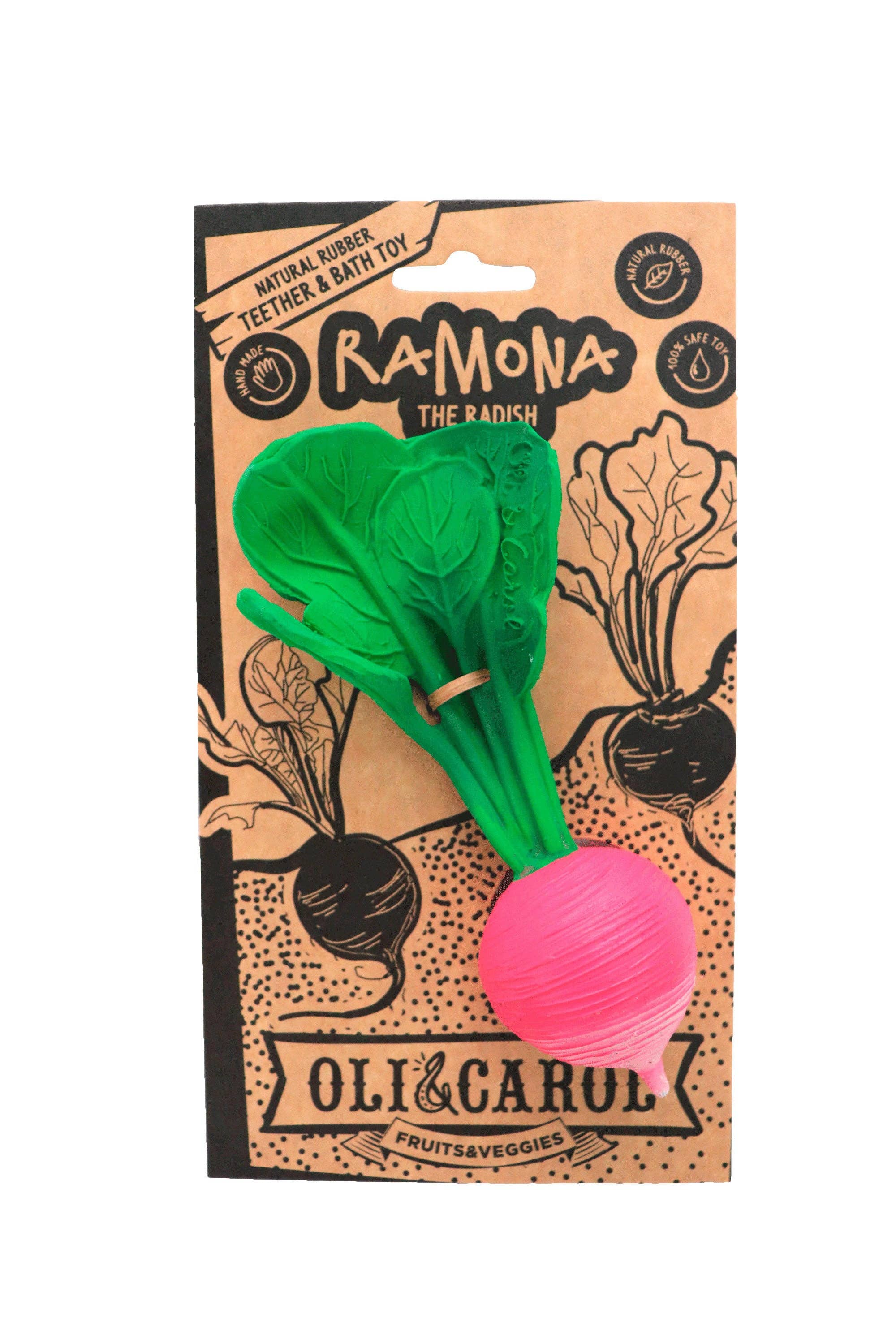 Oli & Carol - Ramona the Radish Teether Toy
