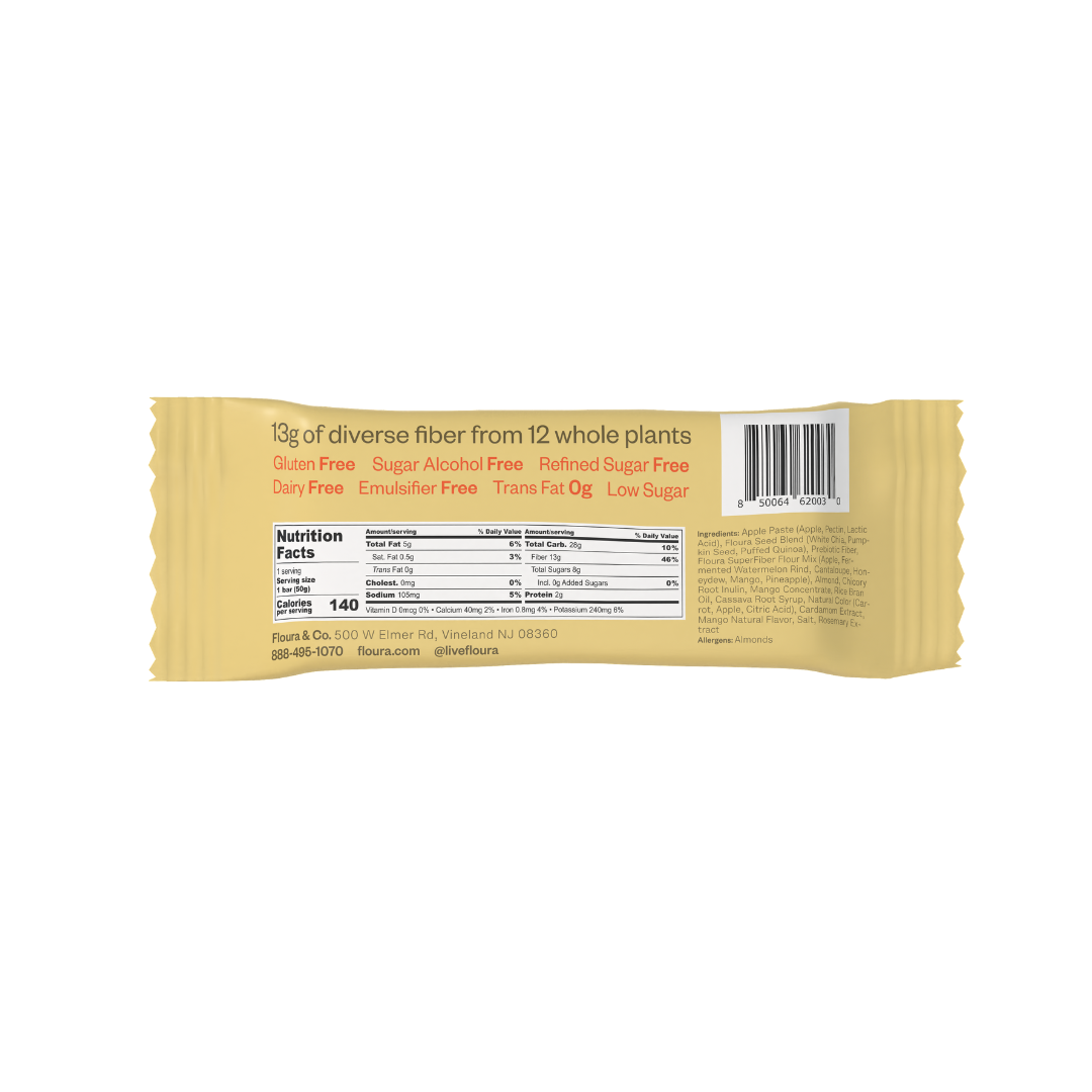 Floura - Vanilla Rooibos Fiber Snack Bar