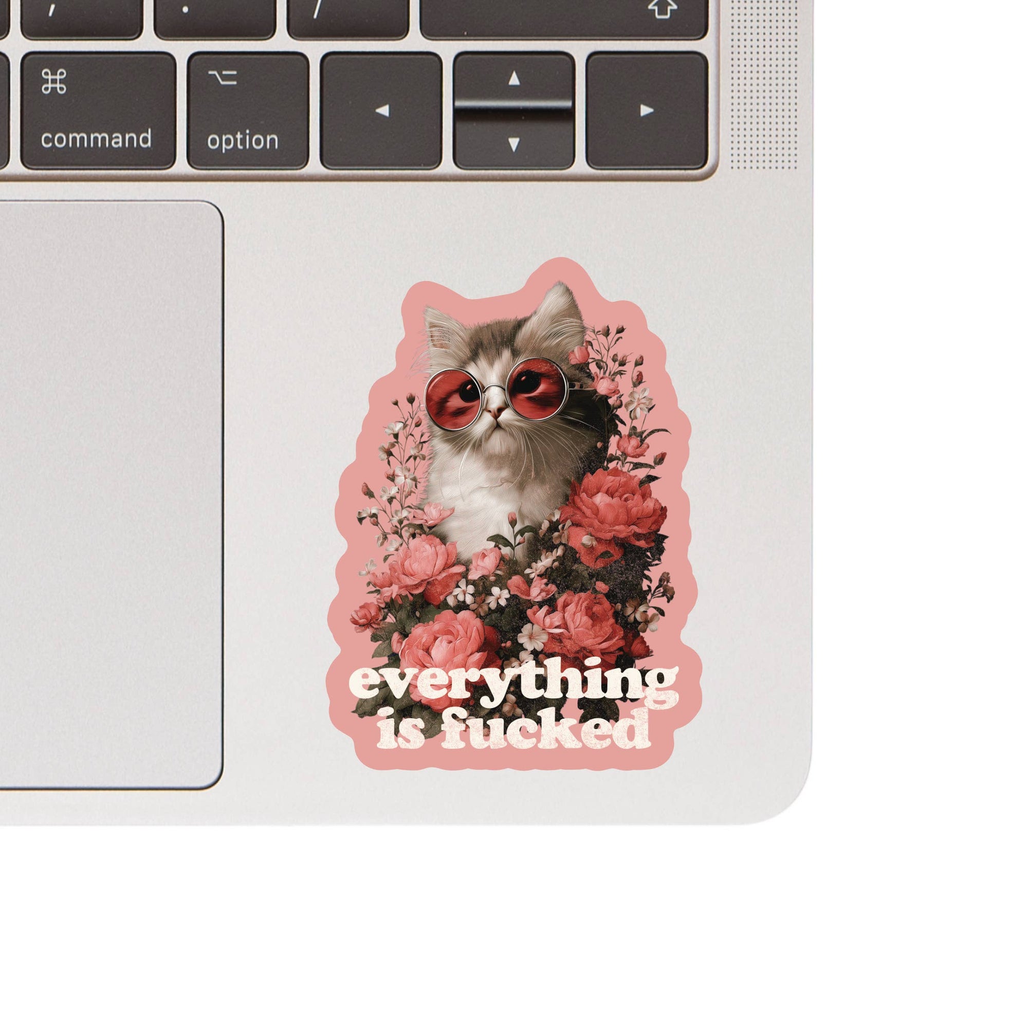 Juju and Moxie - Swear Kitty Cat Feline Cute High Quality Vinyl Sticker