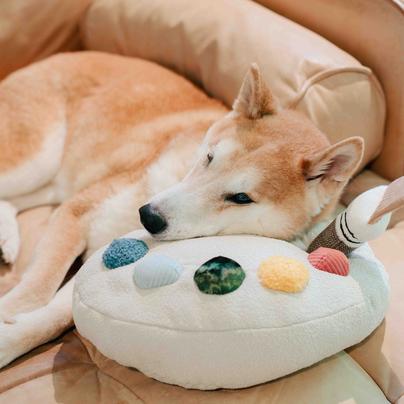 Lambwolf Collective - Color Palette Set - Enrichment Dog Toy - Cuddle + Squeaky