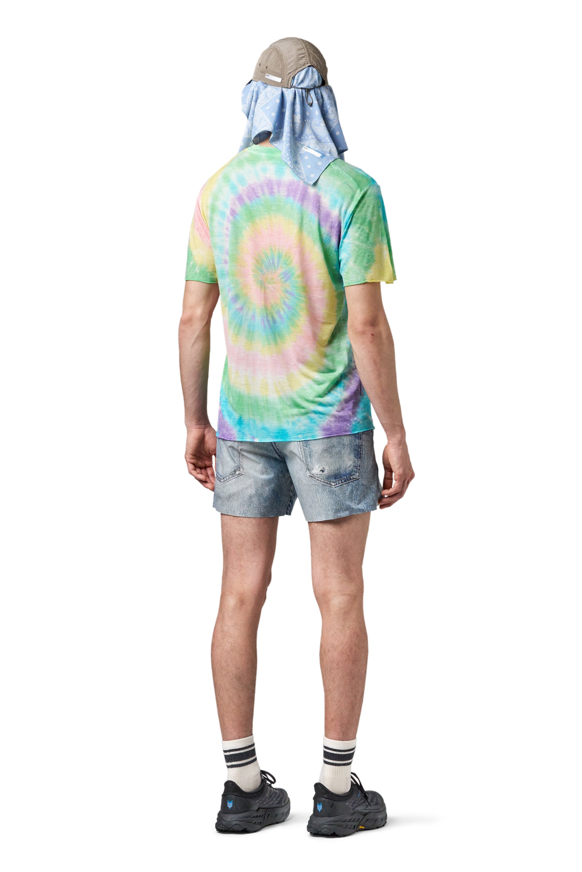 SATISFY - CloudMerino T-Shirt - Psych Tie-Dye - Space Camp
