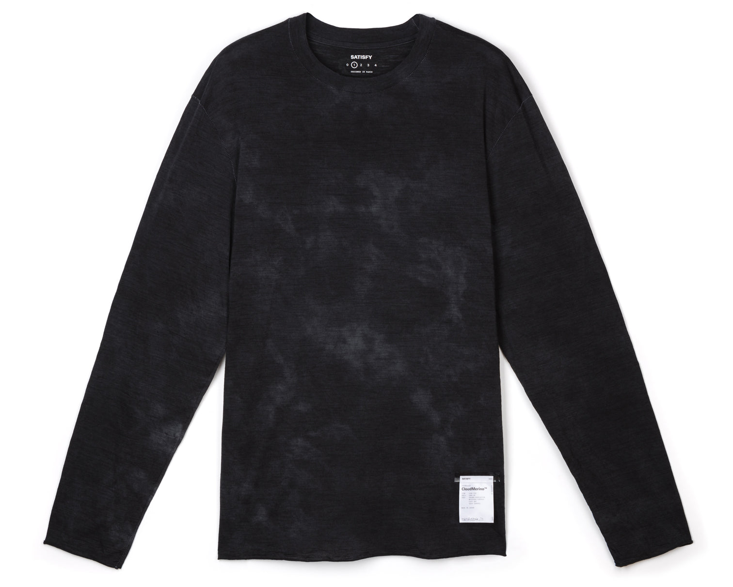 SATISFY - CloudMerino Long Sleeve - Sun-Bleached Black