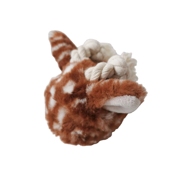 Lambwolf Collective - Enrichment Squeaky Ball Dog Toy - Fawn Pop