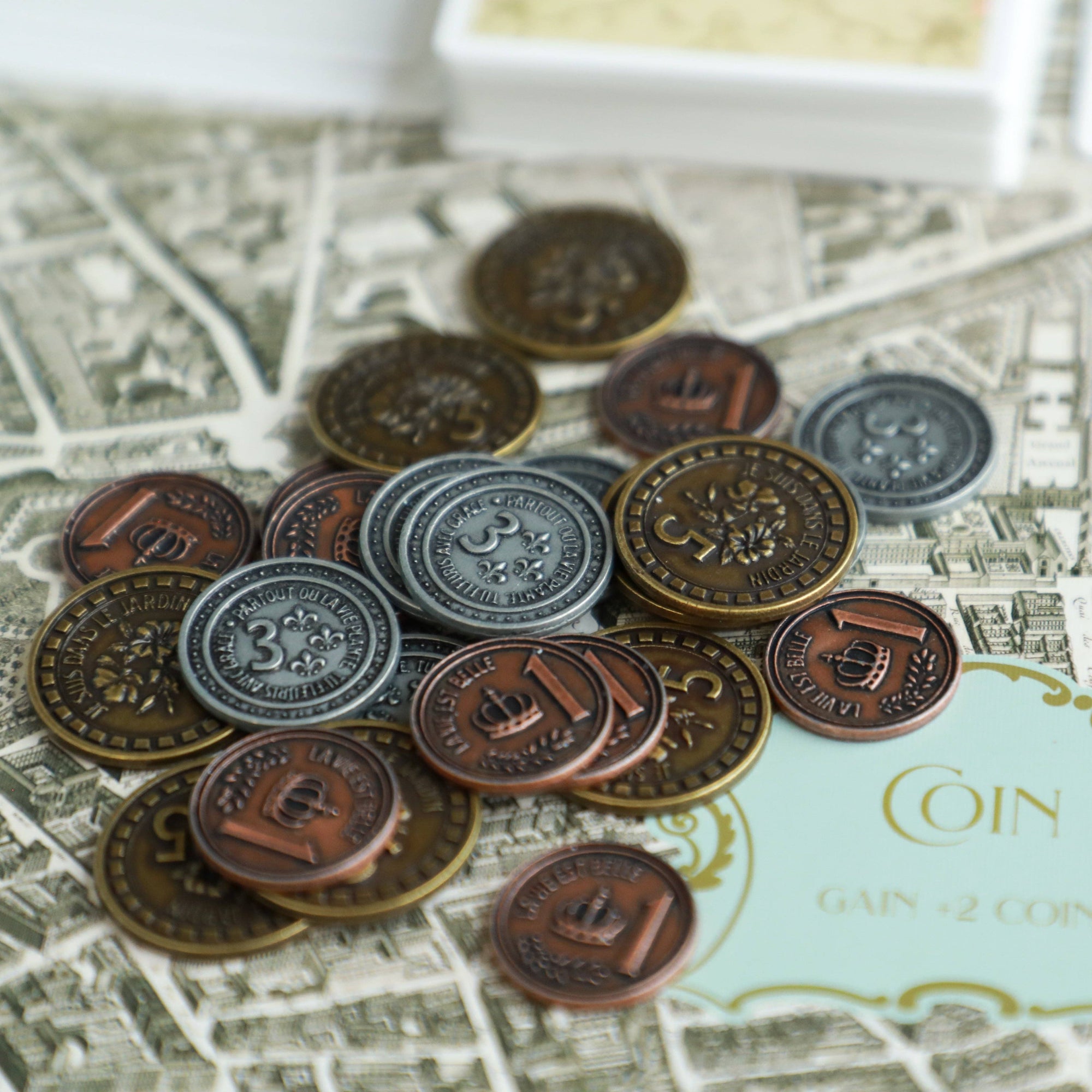 La Fleur - Board Game - Metal Coins