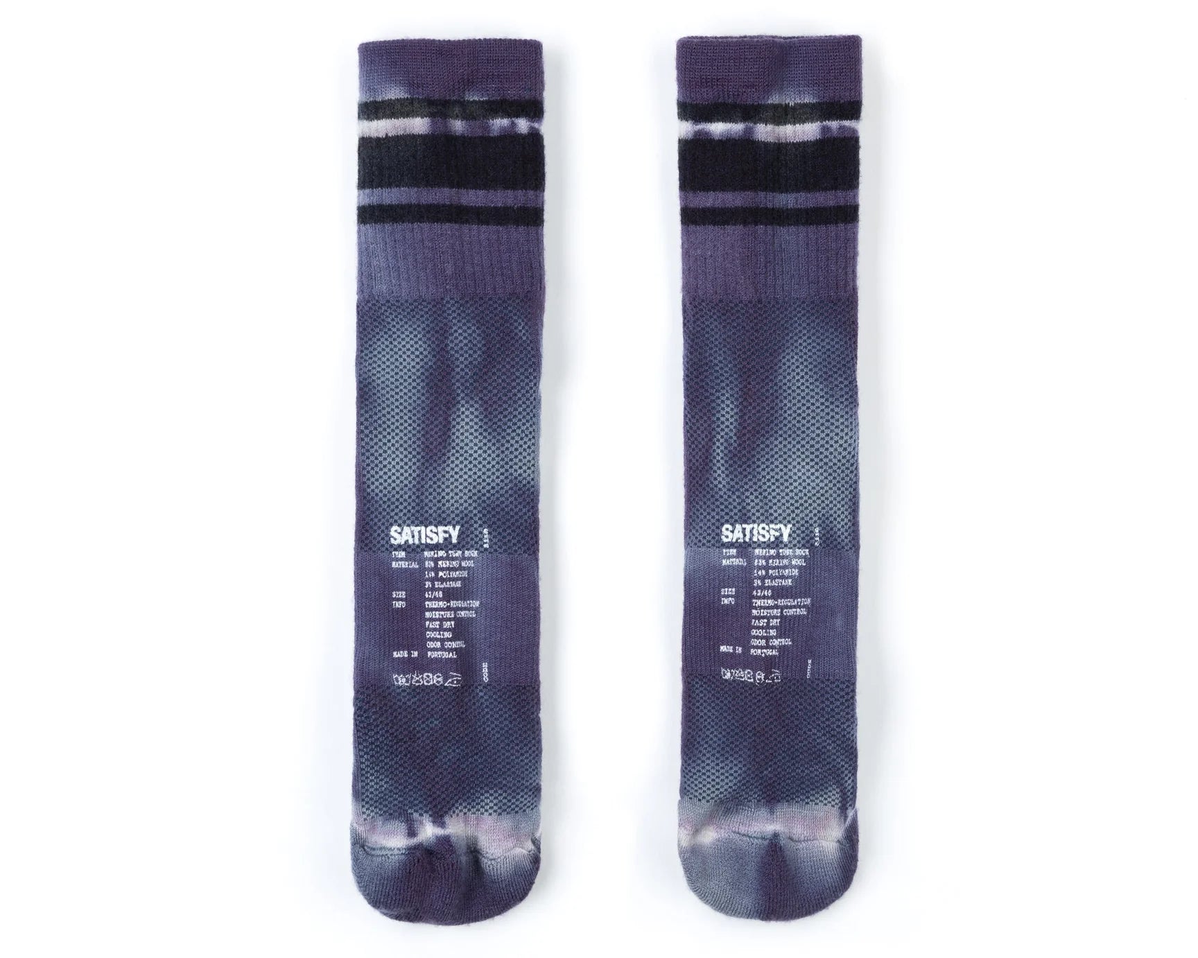 SATISFY - Merino Tube Socks - Deep Lilac - Space Camp