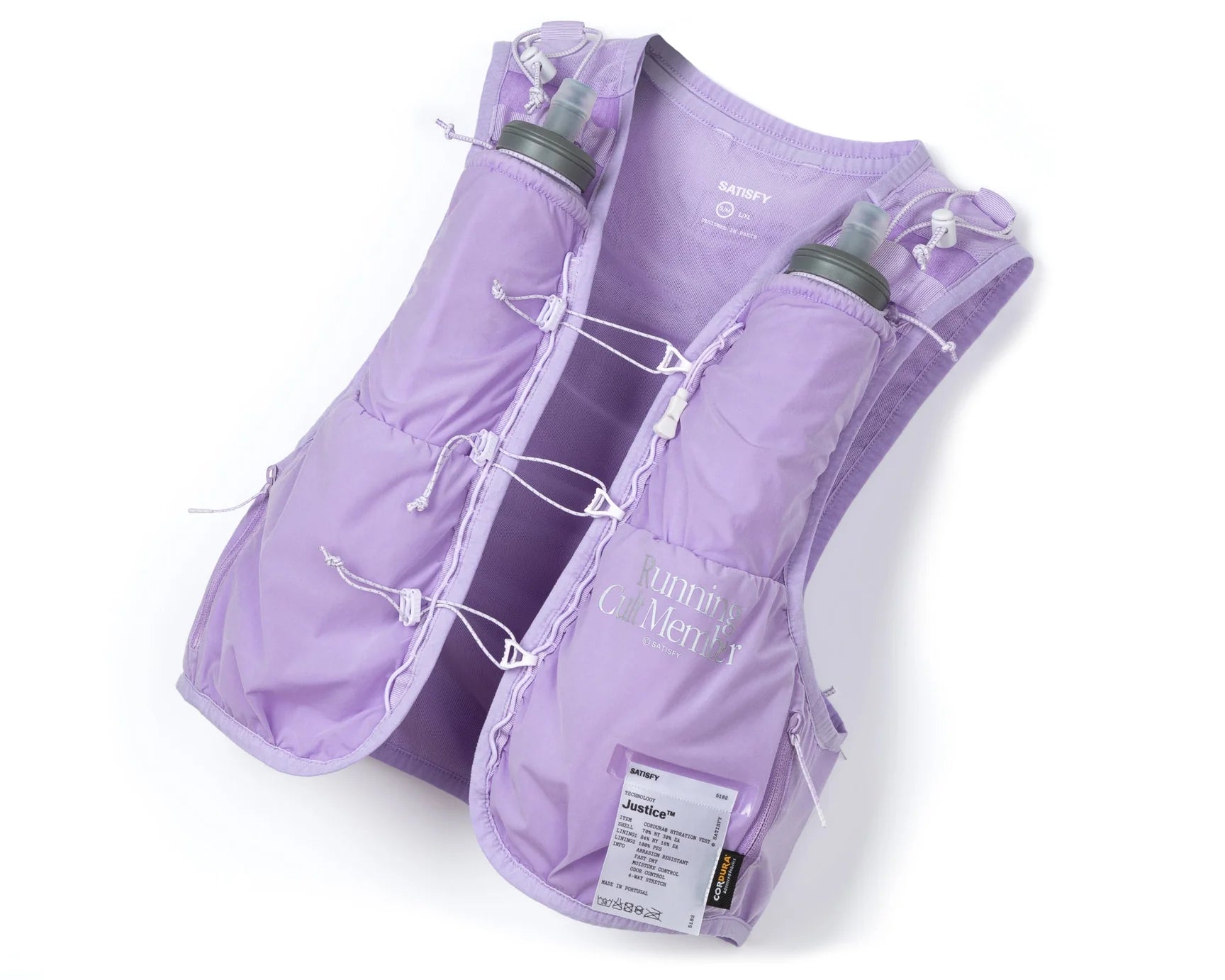 SATISFY - Justice Cordura 5L Hydration Vest - Mineral Lilac - Space Camp