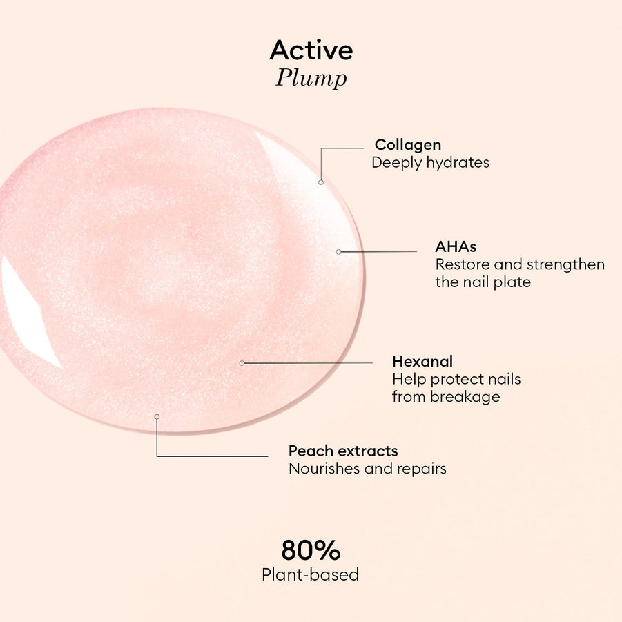 Manucurist - Active Plump Nail Polish - Pink Glazed