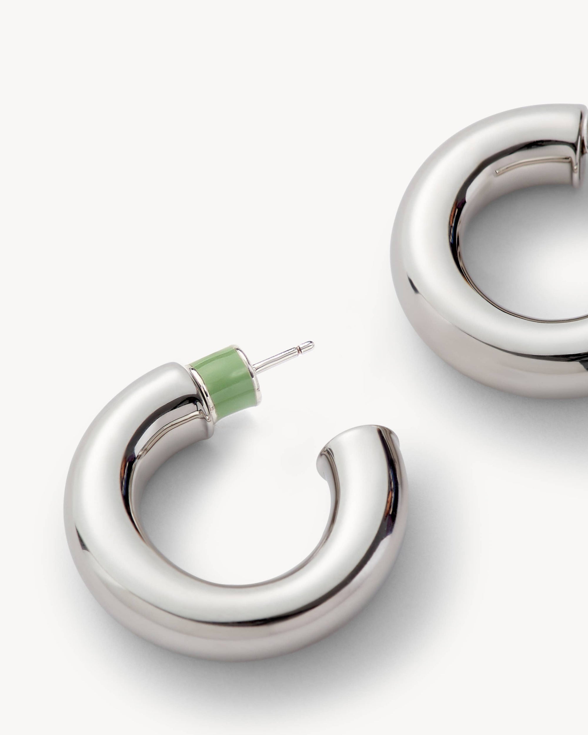 MACHETE - .75" Perfect Hoops - Silver