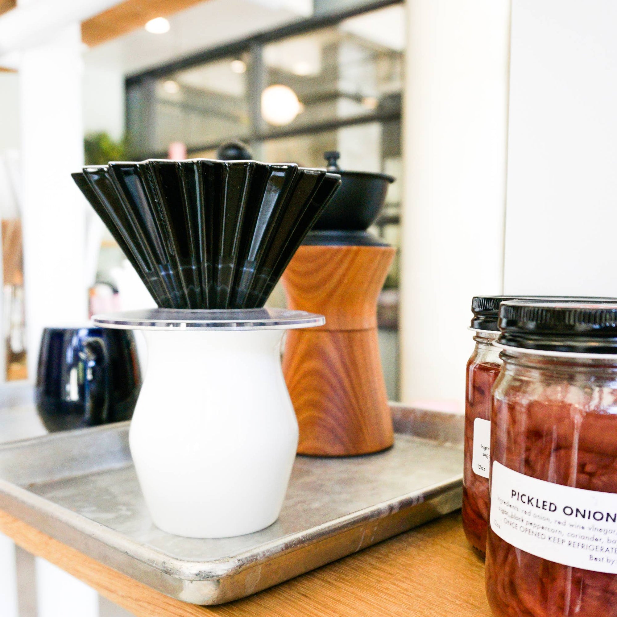 Origami - Pour Over Coffee Dripper - Porcelain M - Matte Black