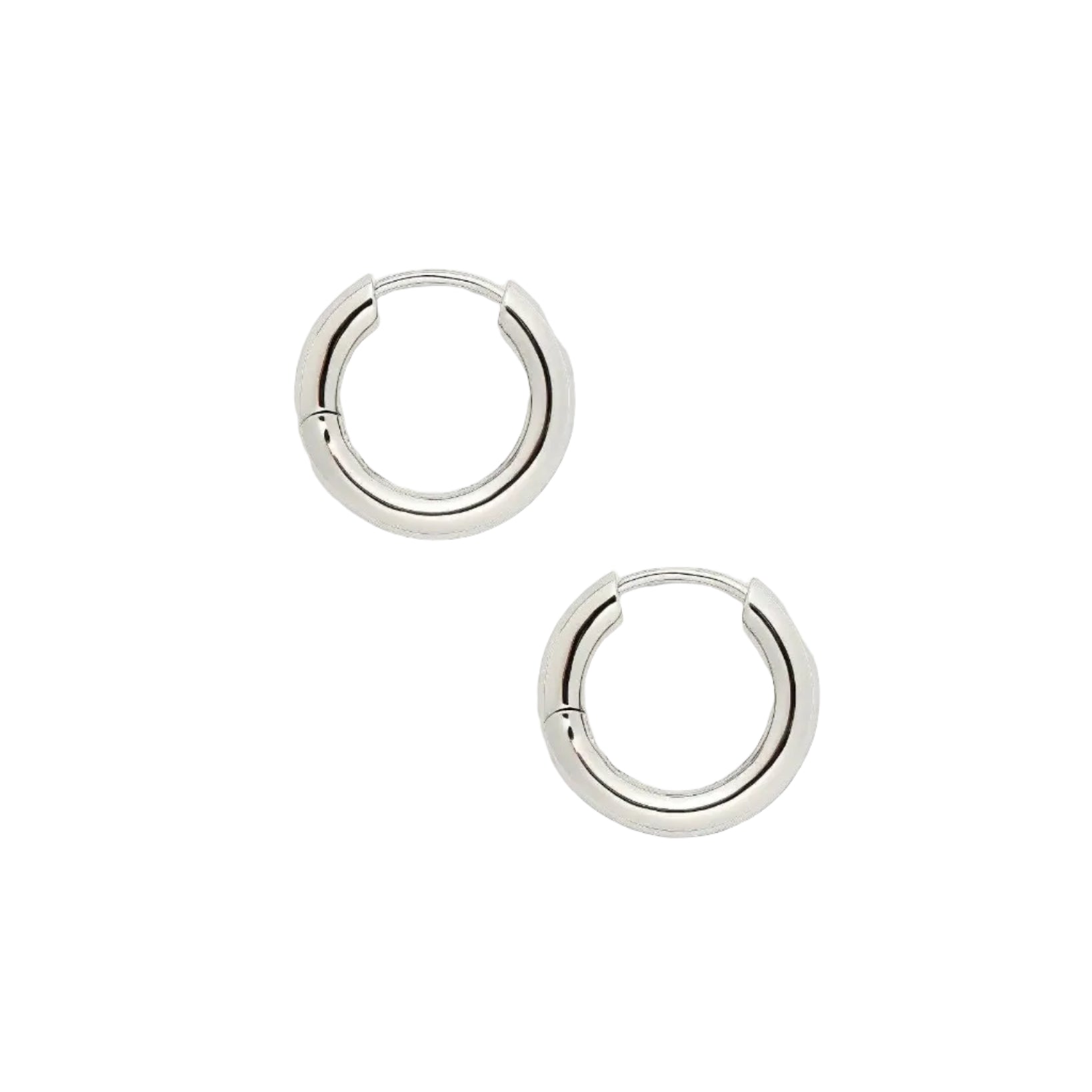 MACHETE - Petite Hoops - Silver