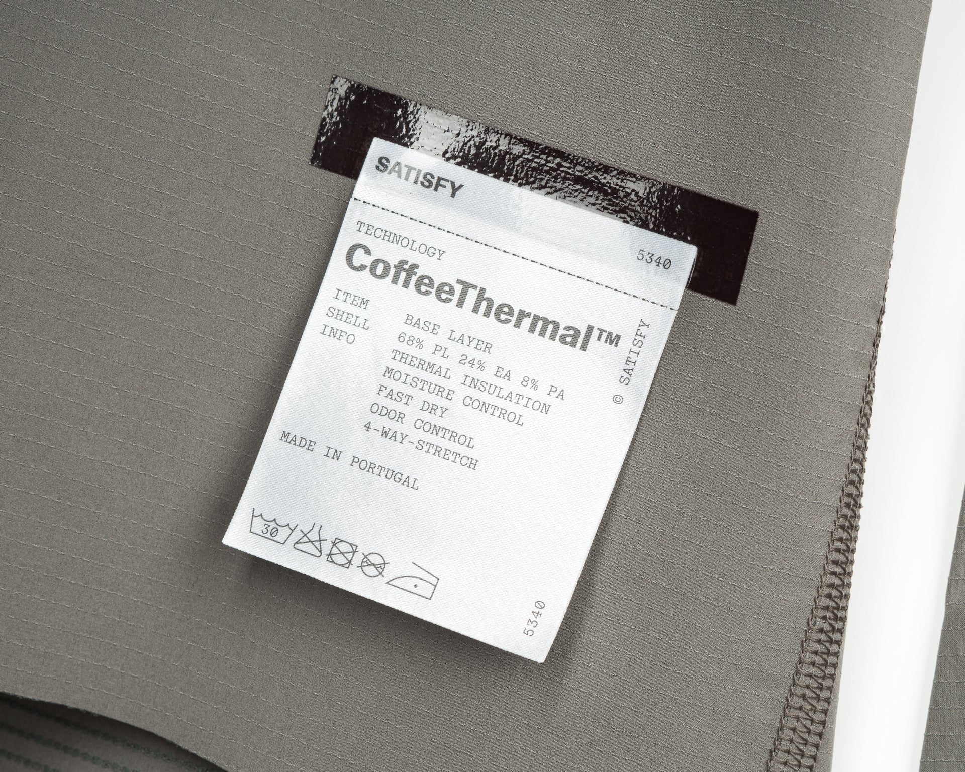 Satisfy - CoffeeThermal Base Layer - Dark Natural