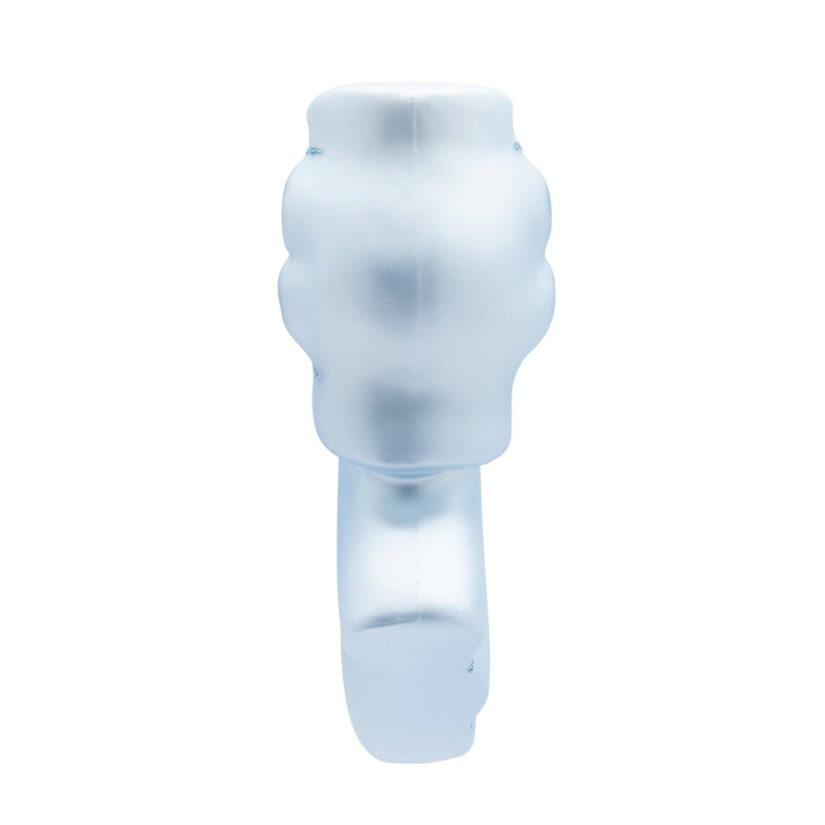 Baby Blue Bow - Glass Ornament
