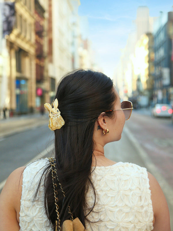 Solar Eclipse - Claw Hair Clip - Bunny