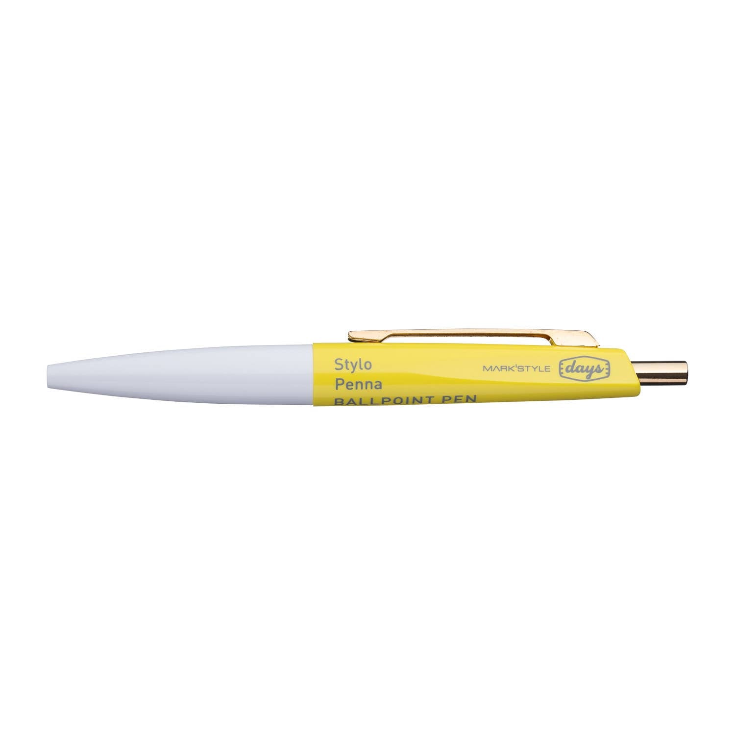 MARK'STYLE - Mini Ball Ink Pen - Beige-Mint