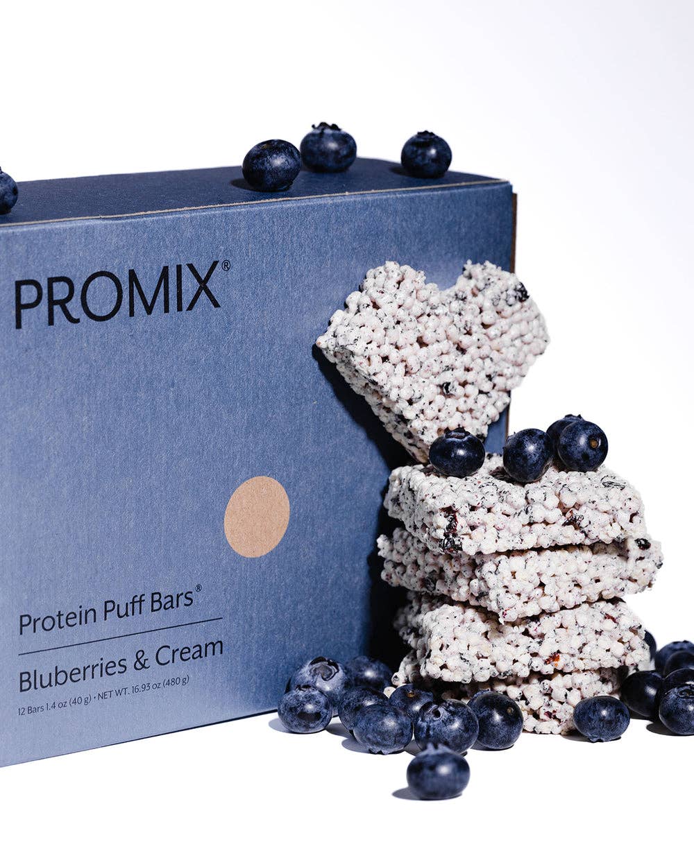 Promix - Protein Puff Bars - Blueberries & Cream