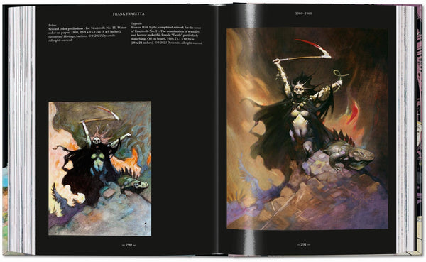 The Fantastic Worlds of Frank Frazetta - 45th Ed. (German, French, English)