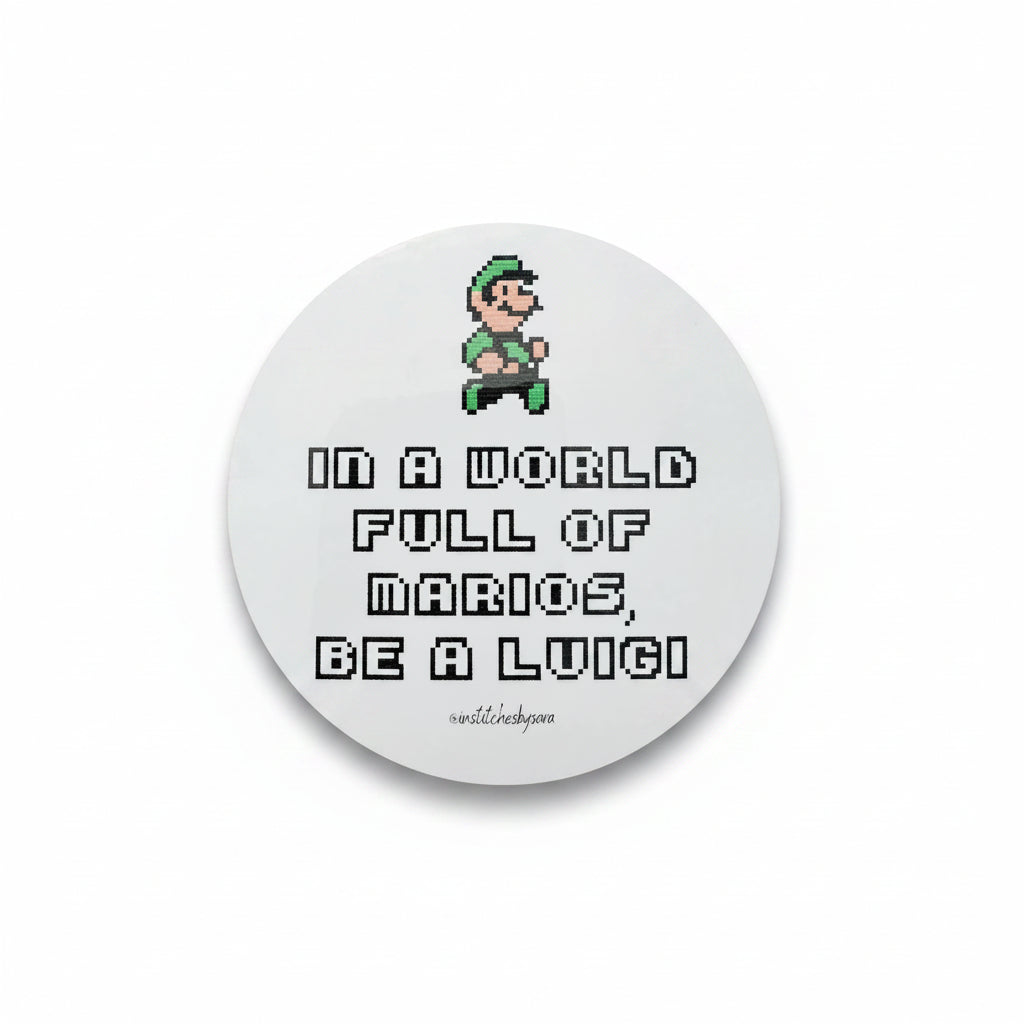 Be a Luigi Sticker