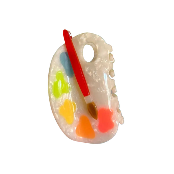 Paint Palette Claw Hair Clip