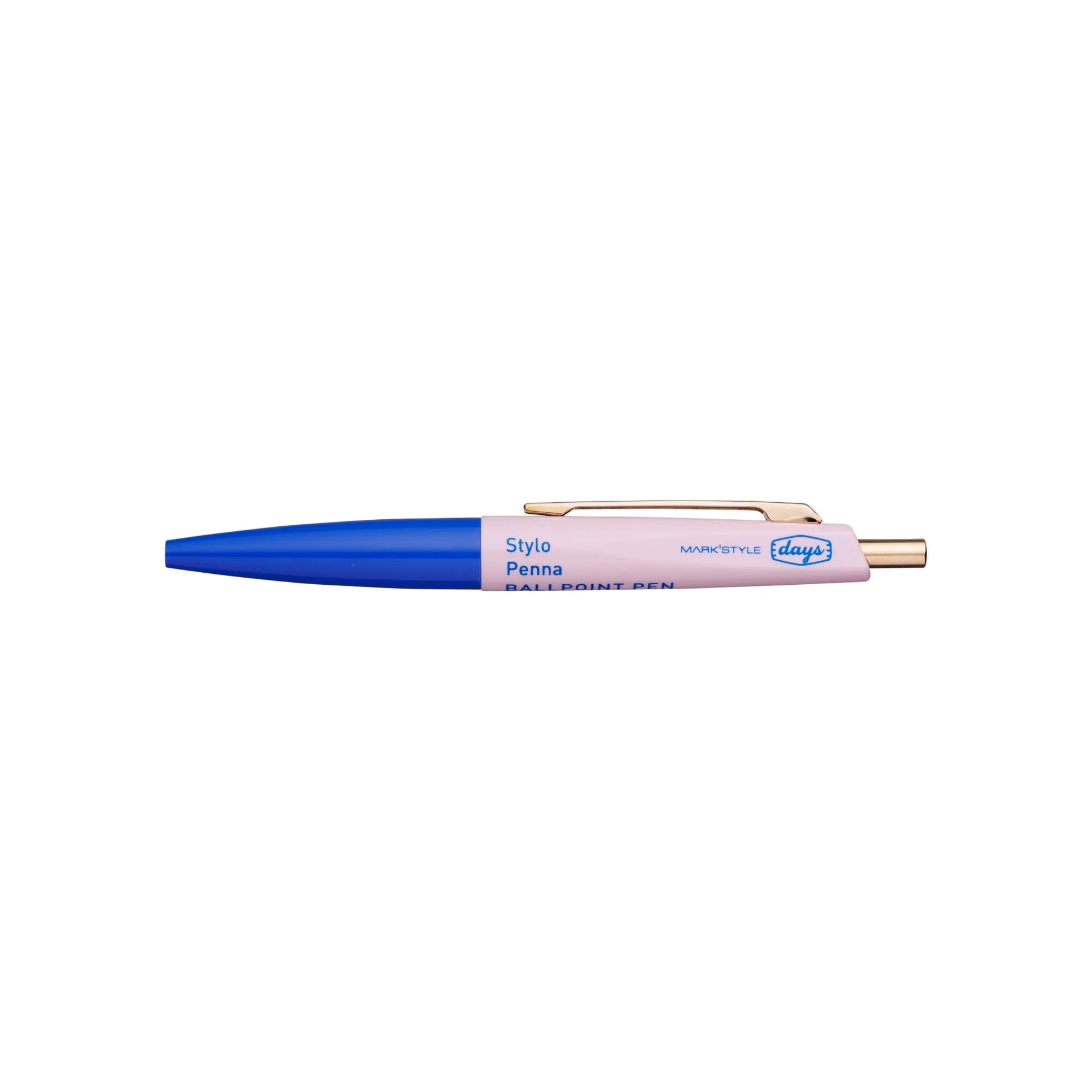 MARK'STYLE - Mini Ball ink Pen - Blue Pink