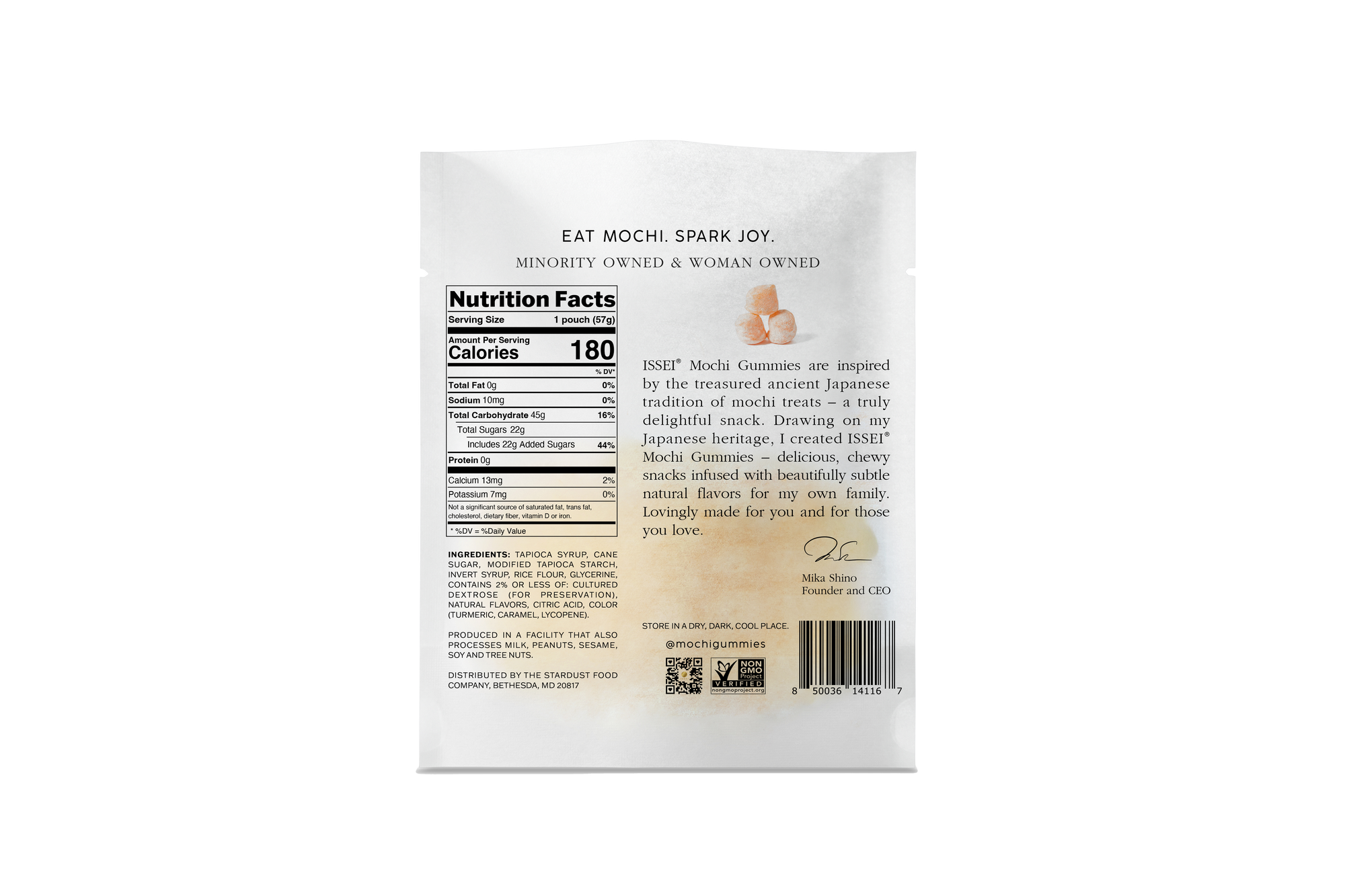 Issei Mochi Gummies - Tangerine