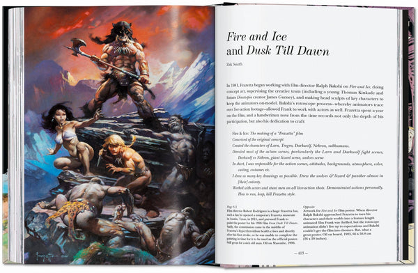The Fantastic Worlds of Frank Frazetta - 45th Ed. (German, French, English)