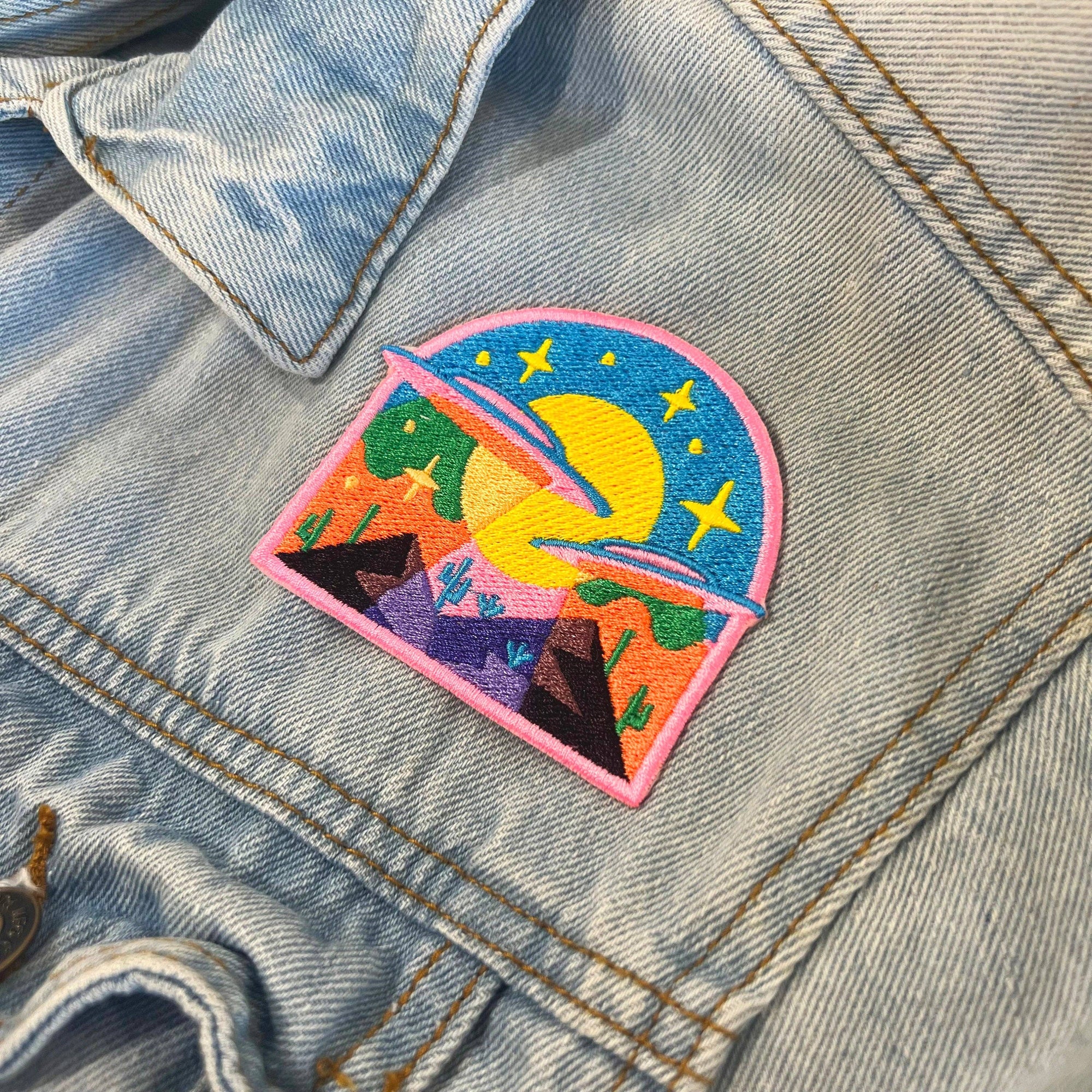 The Space Bureau - UFO Window Patch - Iron-on