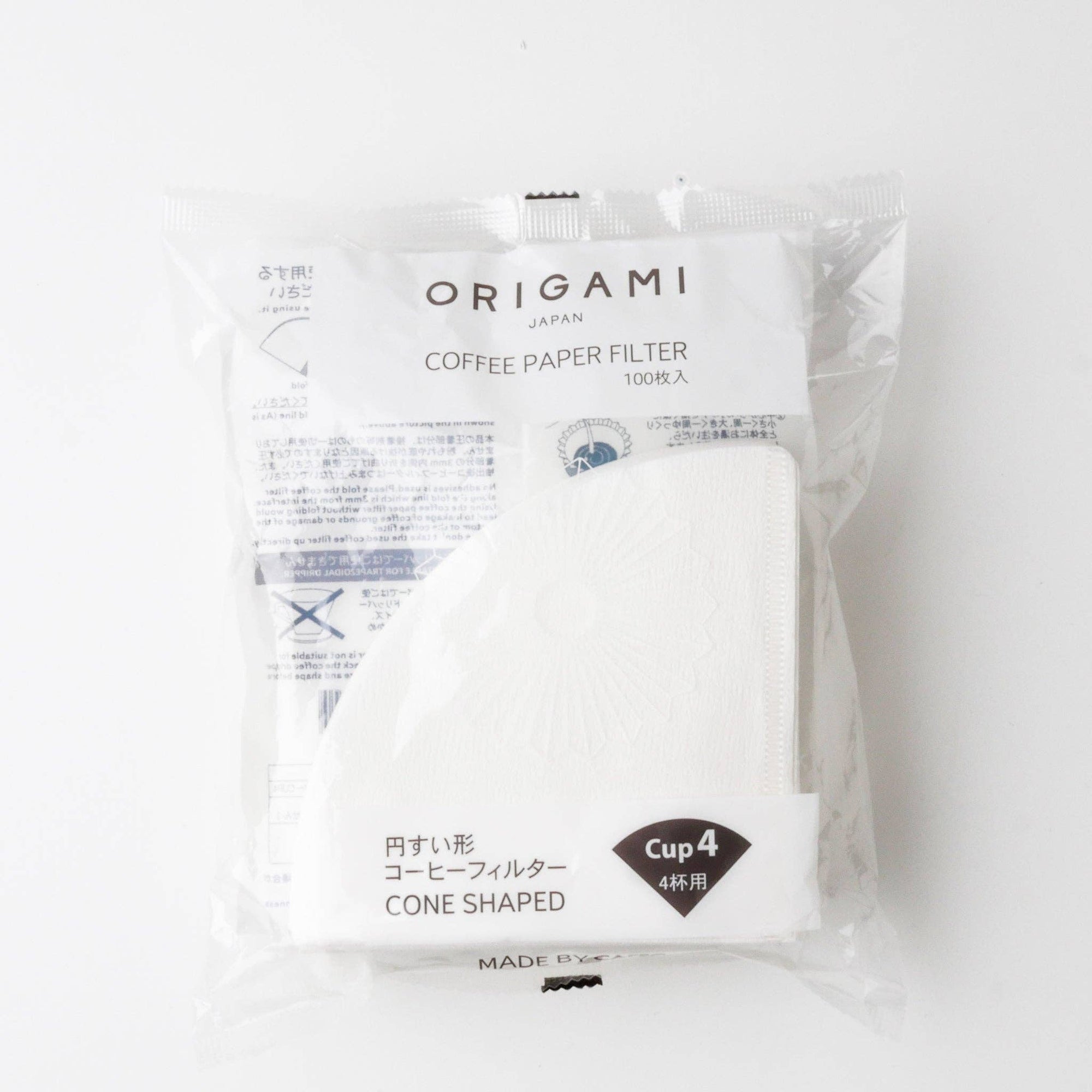 ORIGAMI Original Pour Over Coffee Paper Filter - Space Camp