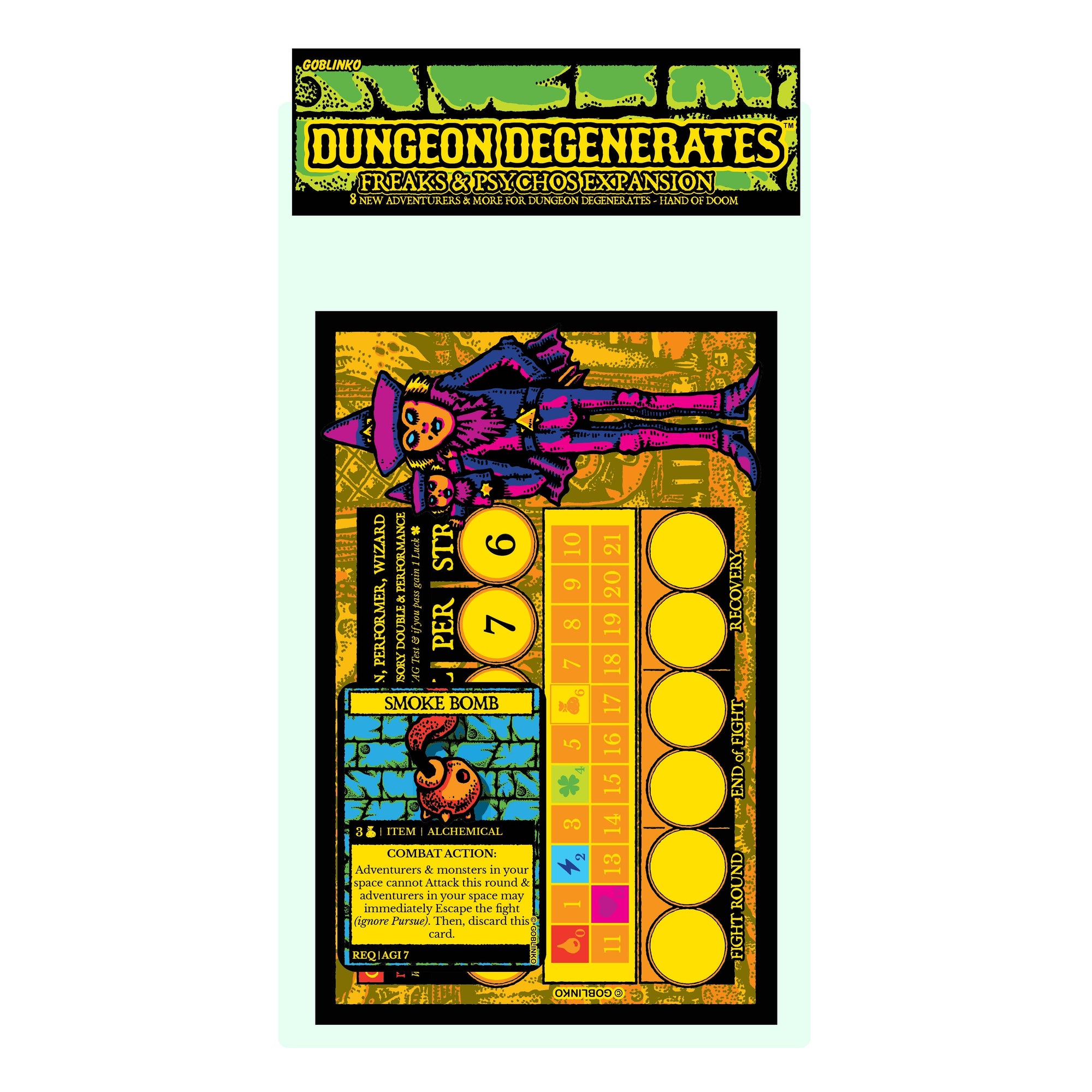 Dungeon Degenerates - Freaks & Psychos Expansion