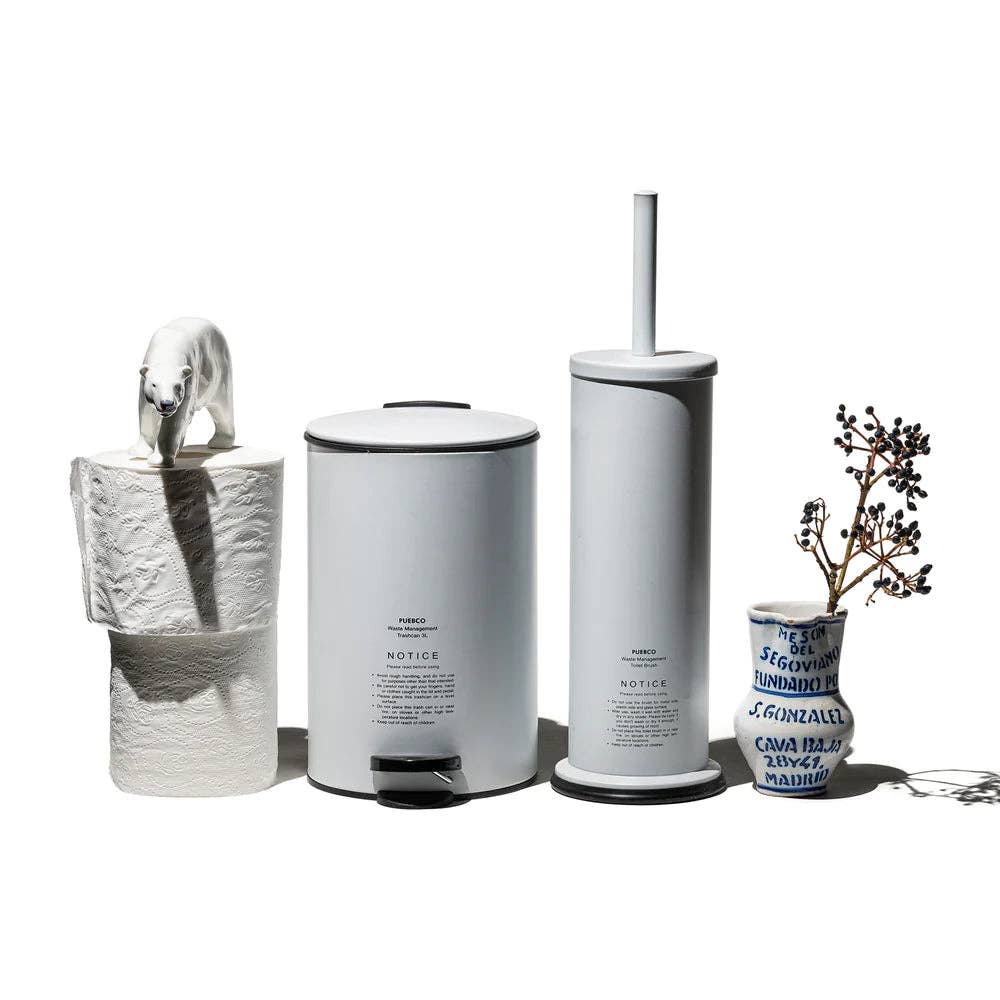 Puebco - TRASH CAN - WHITE