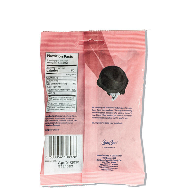 BonBon - Swedish Candy - Black Licorice Twist