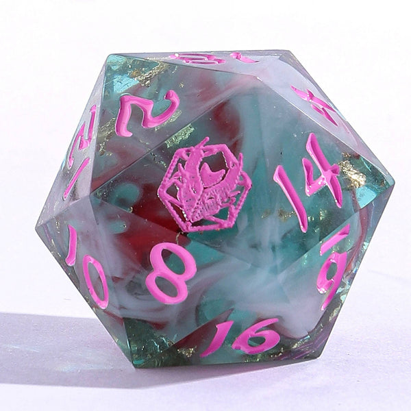 Sharp Edge Resin Dice Set - Interstellar Vortex