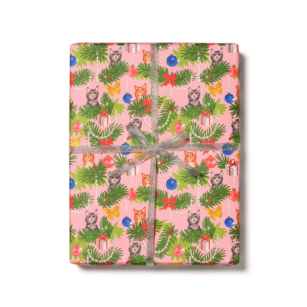 Gift Wrap Roll - Meowy Christmas