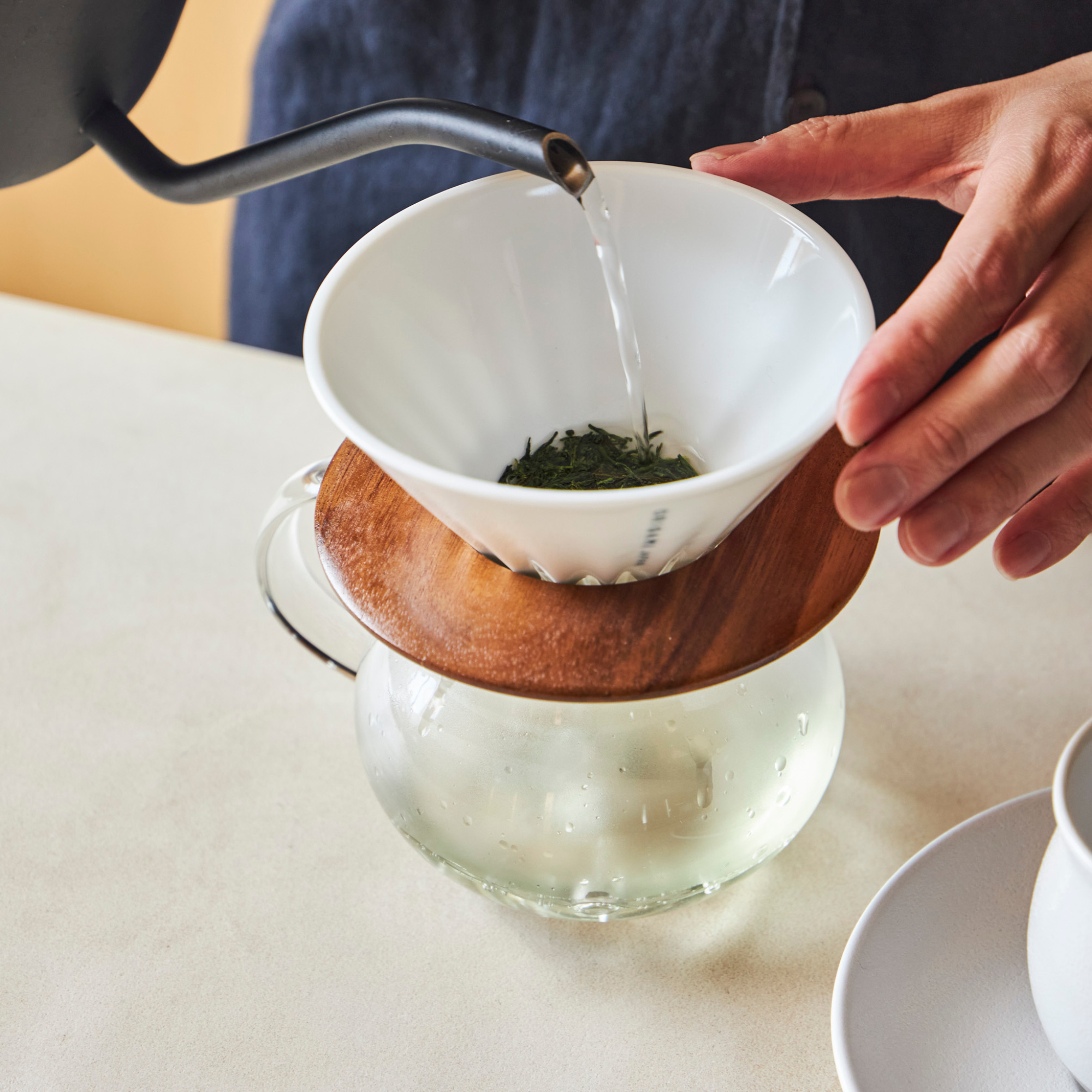 Origami - Tea Dripper - Matte Beige