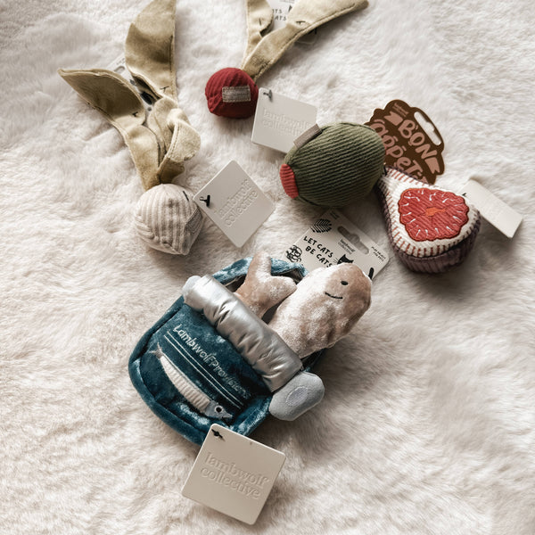 Lambwolf Collective - Cat Toy - Kitty Catnip Radish - Beet
