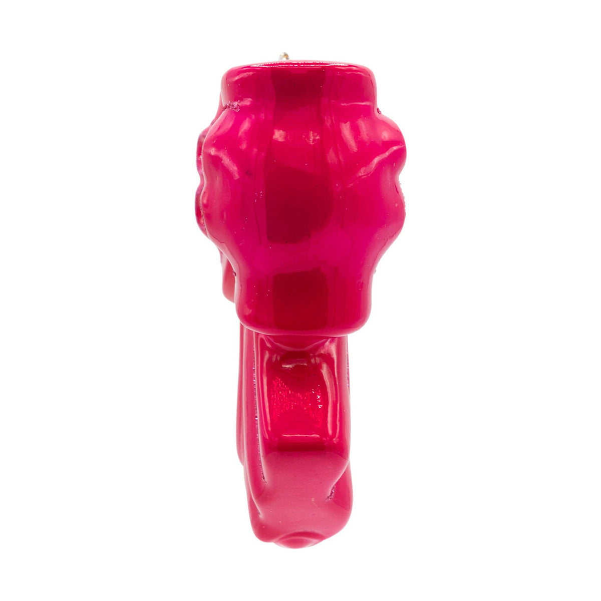Pink Bow - Glass Ornament