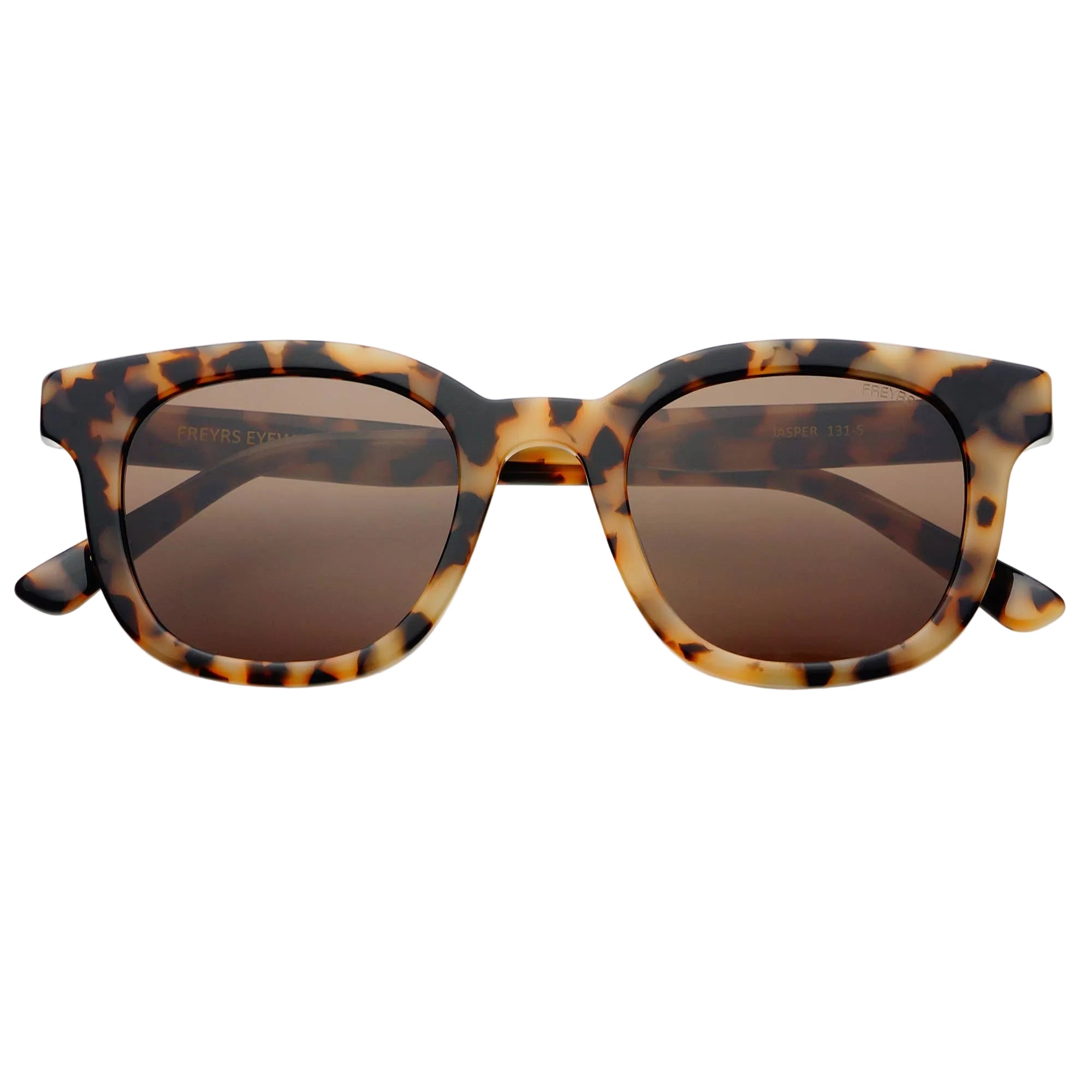 FREYRS Eyewear - Jasper Acetate Unisex Sunglasses: Milky Tortoise