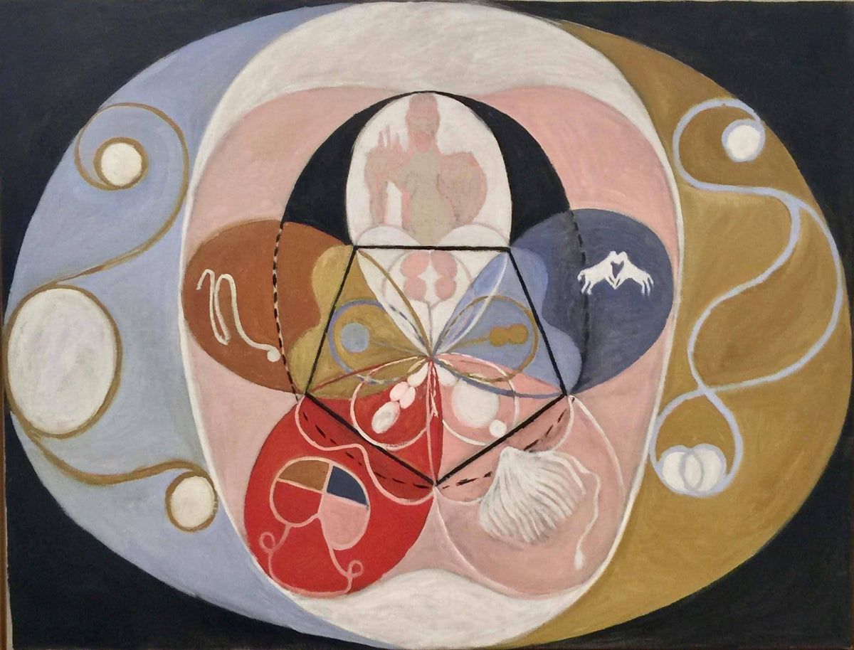 Hilma af Klint - The Evolution, No. 14 - Sticker