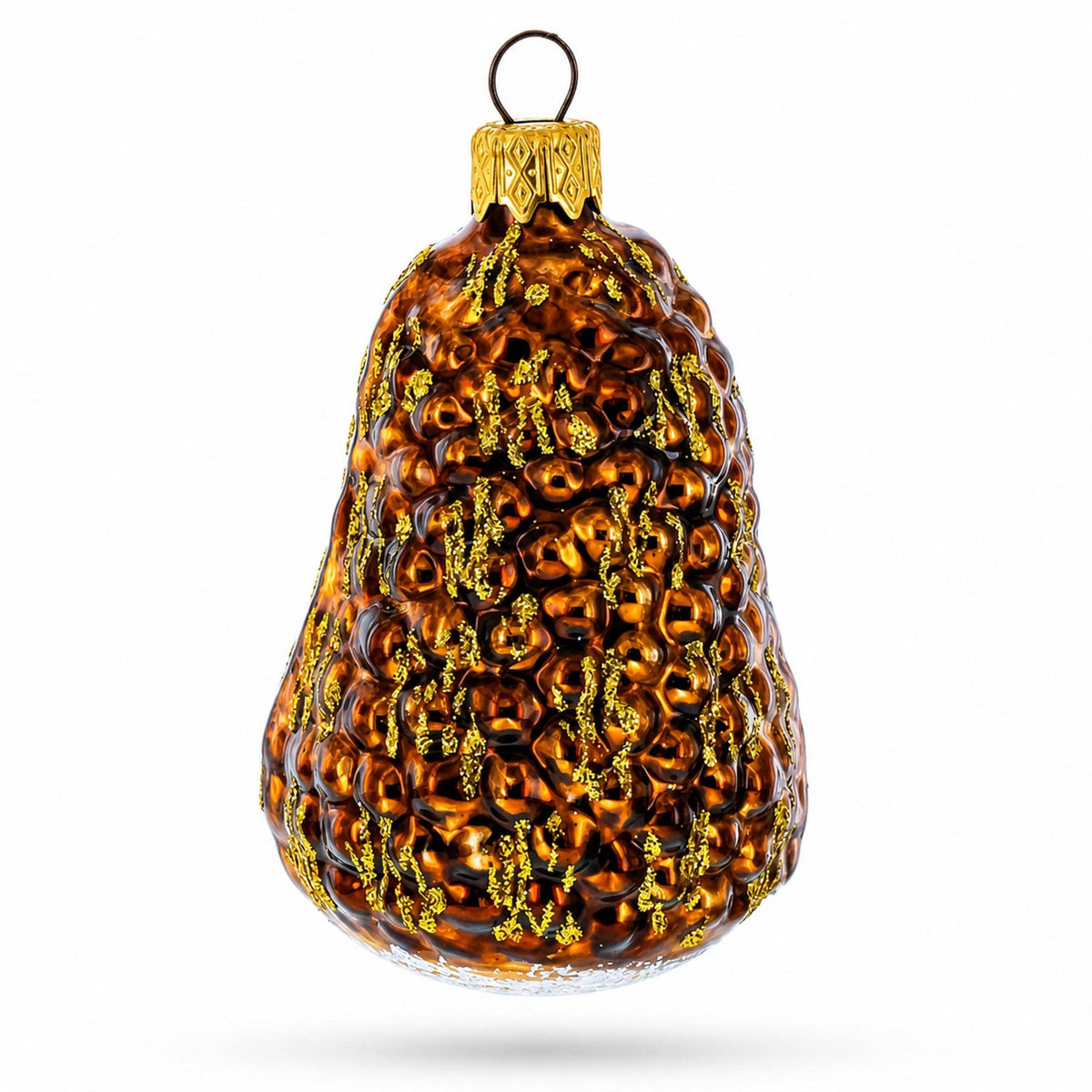 Woodland Hedgehog - Glass Ornament