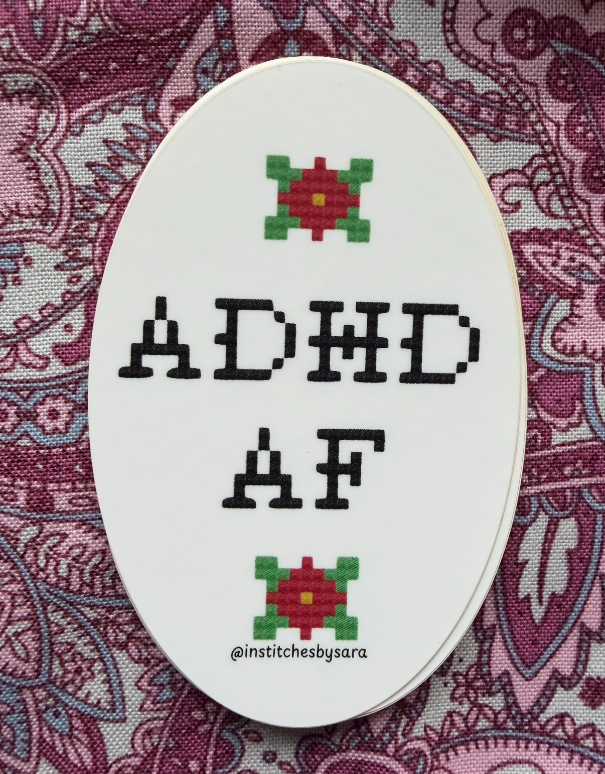 ADHD As Fuck Sticker
