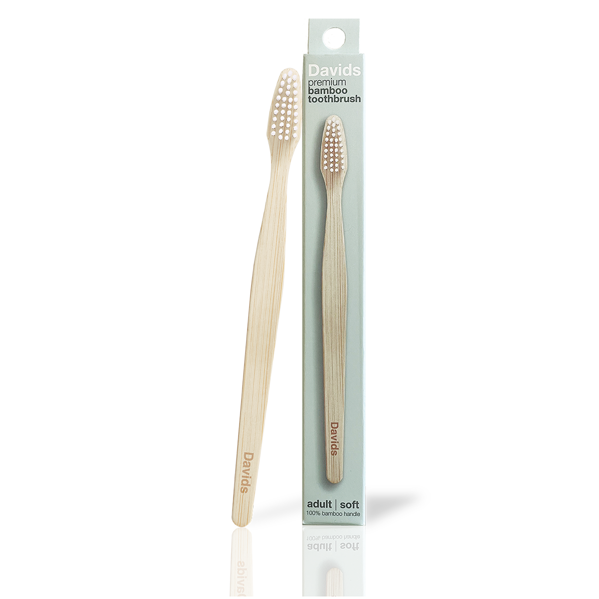 Davids - Premium Bamboo Toothbrush - Adult Soft - Single