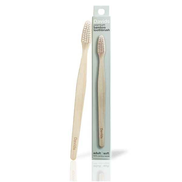 Davids - Premium Bamboo Toothbrush - Adult Soft - Single