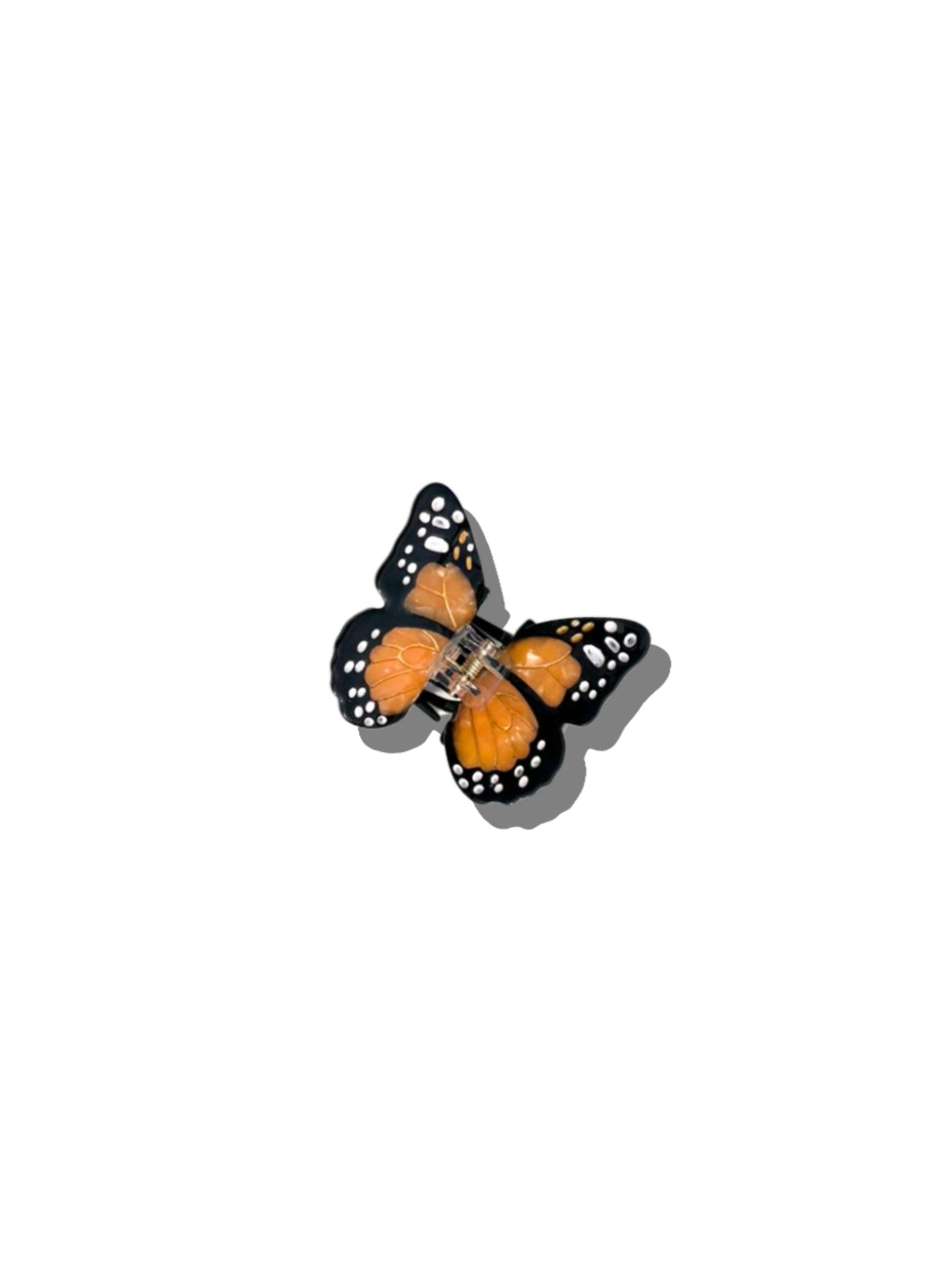 Solar Eclipse - Mini Monarch Butterfly Claw Hair Clip: Baby Blue - Limited Edition