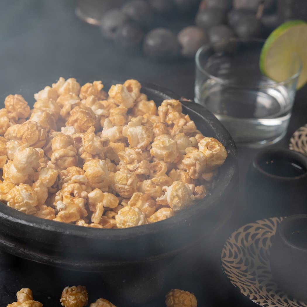 POPPED Artisan Popcorn - Mesquite Smoked Mezcal Caramel Artisan Popcorn
