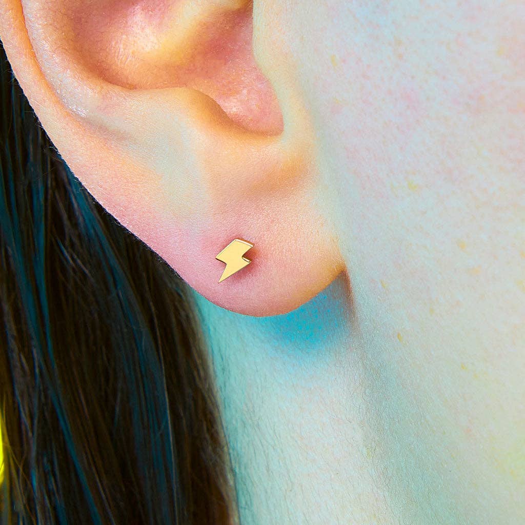 STUDIOCULT - Bolt Flat Back Earring