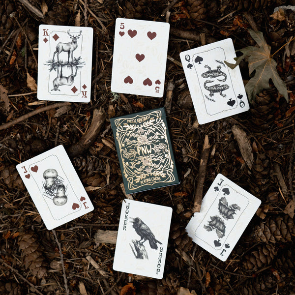PNW Evergreen Playing Cards